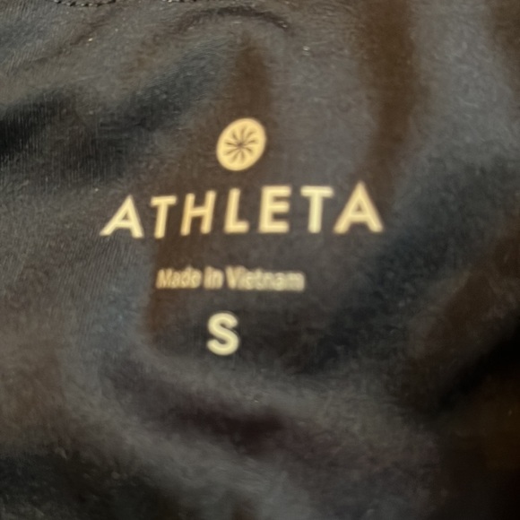 Athleta Tropical Precision Mesh Ankle Tight Sz Medium Athletic Leggings - Picture 10 of 11